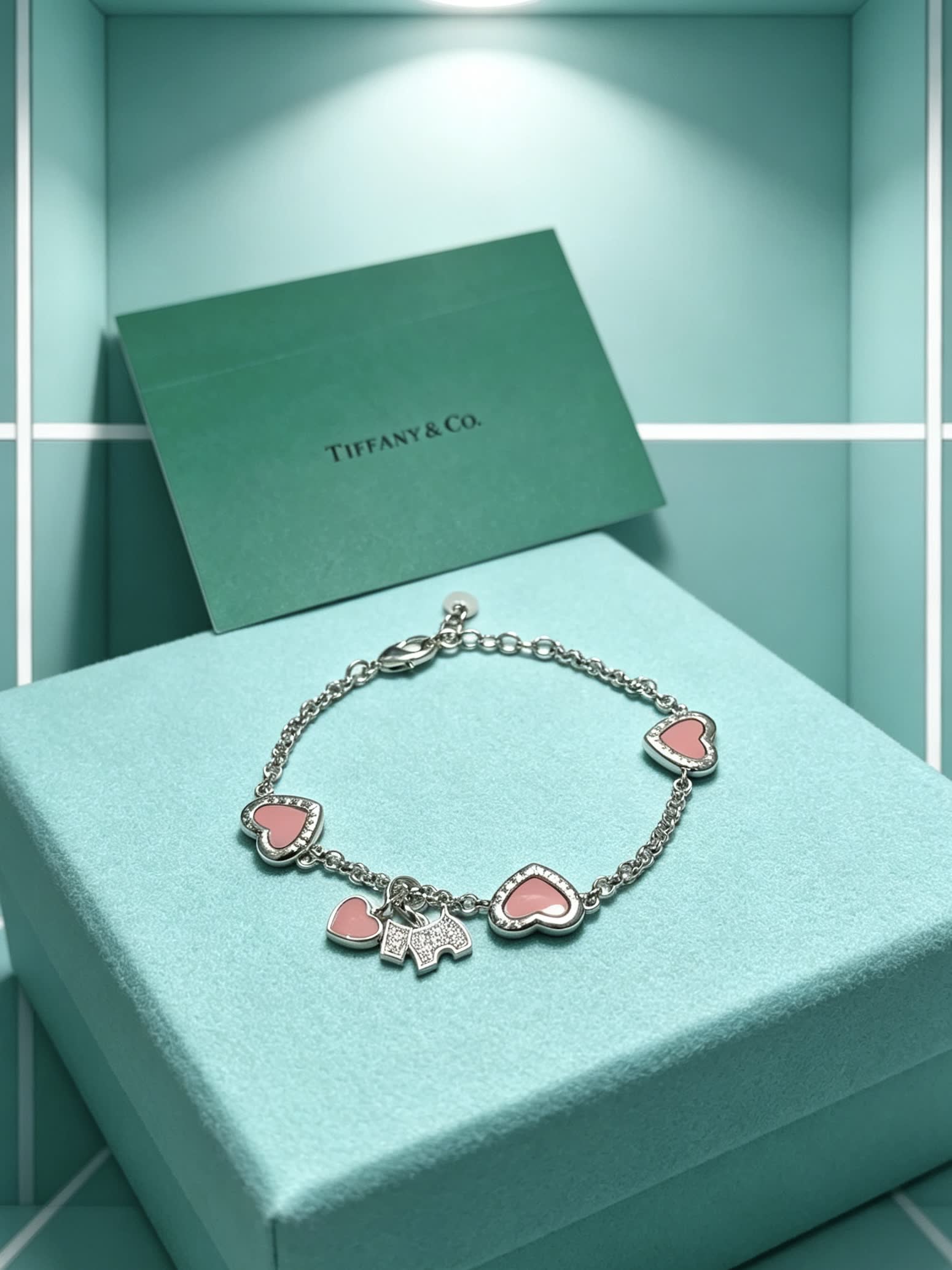 Tiffany & Co. Heart Charm Bracelet